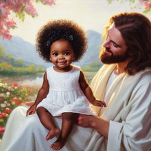 Load image into Gallery viewer, Diamond Painting - Full Round - Jesus and children (40*40CM)