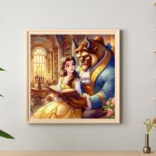 Load image into Gallery viewer, Diamond Painting - Full Round - Beauty and the beast (40*40CM)
