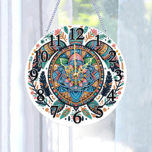 Load image into Gallery viewer, Acrylic Special Shaped Turtle 5D Diamond Painting Hanging Clock Art Craft