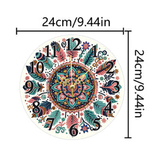 Load image into Gallery viewer, Acrylic Special Shaped Mandala 5D Diamond Painting Hanging Clock Art Craft