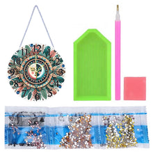Load image into Gallery viewer, Acrylic Special Shaped Mandala 5D Diamond Painting Hanging Clock Art Craft