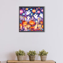 Load image into Gallery viewer, AB Diamond Painting - Full Round - Halloween ghost lantern show (40*40CM)