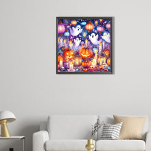Load image into Gallery viewer, AB Diamond Painting - Full Round - Halloween ghost lantern show (40*40CM)