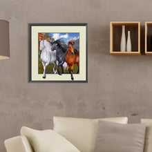 Load image into Gallery viewer, Diamond Painting - Full Round - Horse escaping from the frame (35*35CM)