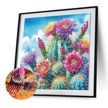 Load image into Gallery viewer, Diamond Painting - Partial Special Shaped - Cactus flowers (30*30CM)