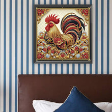 Load image into Gallery viewer, Diamond Painting - Partial Special Shaped - Rooster (40*40CM)