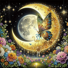 Load image into Gallery viewer, Diamond Painting - Partial Special Shaped - Butterfly (40*40CM)