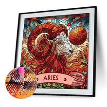Load image into Gallery viewer, Diamond Painting - Partial Special Shaped - Zodiac Aries (30*30CM)