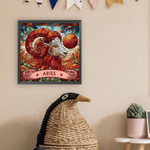 Load image into Gallery viewer, Diamond Painting - Partial Special Shaped - Zodiac Aries (30*30CM)