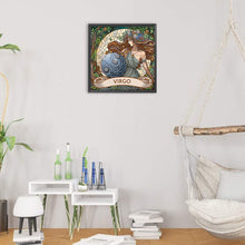 Load image into Gallery viewer, Diamond Painting - Partial Special Shaped - Zodiac Virgo (30*30CM)