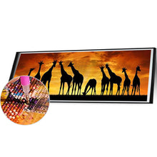 Load image into Gallery viewer, Diamond Painting - Full Round - Prairie giraffe (80*30CM)
