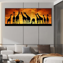 Load image into Gallery viewer, Diamond Painting - Full Round - Prairie giraffe (80*30CM)