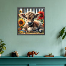 Load image into Gallery viewer, Diamond Painting - Full Round - Highland Cattle (30*30CM)