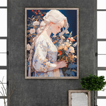 Load image into Gallery viewer, Diamond Painting - Full Round - White-haired Girl (30*40CM)