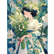 Load image into Gallery viewer, Diamond Painting - Full Round - Bouquet Girl (30*40CM)