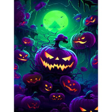 Load image into Gallery viewer, Diamond Painting - Full Round - Halloween Pumpkin Devil (30*40CM)