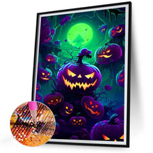 Load image into Gallery viewer, Diamond Painting - Full Round - Halloween Pumpkin Devil (30*40CM)