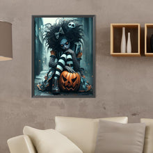 Load image into Gallery viewer, Diamond Painting - Full Round - Halloween Skull Girl (30*40CM)