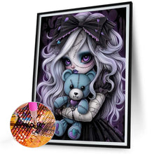 Load image into Gallery viewer, Diamond Painting - Full Round - Halloween Dark Girl (30*40CM)