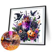 Load image into Gallery viewer, Diamond Painting - Full Round - Iced Coffee and Black Rose (40*40CM)