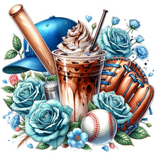 Load image into Gallery viewer, Diamond Painting - Full Round - Baseball and Coffee (40*40CM)