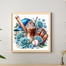 Load image into Gallery viewer, Diamond Painting - Full Round - Baseball and Coffee (40*40CM)