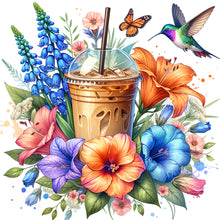 Load image into Gallery viewer, Diamond Painting - Full Round - Coffee and Flowers and Birds (40*40CM)
