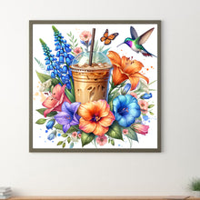 Load image into Gallery viewer, Diamond Painting - Full Round - Coffee and Flowers and Birds (40*40CM)
