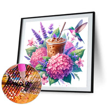 Load image into Gallery viewer, Diamond Painting - Full Round - Coffee and Hydrangea (40*40CM)