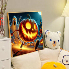 Load image into Gallery viewer, Diamond Painting - Full Round - Halloween escape pumpkin (40*40CM)
