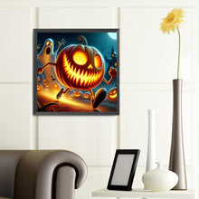 Load image into Gallery viewer, Diamond Painting - Full Round - Halloween escape pumpkin (40*40CM)