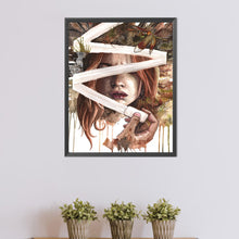 Load image into Gallery viewer, AB Diamond Painting - Full Round - Mysterious girl (40*50CM)