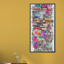 Load image into Gallery viewer, AB Diamond Painting - Full Round - Flower and book (40*80CM)