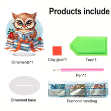 Load image into Gallery viewer, Acrylic Animal Table Top Diamond Painting Ornament Kits Desktop Diamond Art Kits