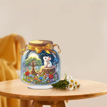 Load image into Gallery viewer, Acrylic Animal Table Top Diamond Painting Ornament Kits Desktop Diamond Art Kits