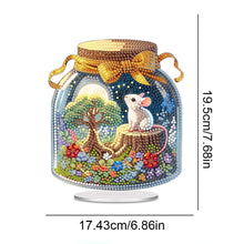 Load image into Gallery viewer, Acrylic Animal Table Top Diamond Painting Ornament Kits Desktop Diamond Art Kits