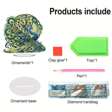 Load image into Gallery viewer, Acrylic Animal Table Top Diamond Painting Ornament Kits Desktop Diamond Art Kits
