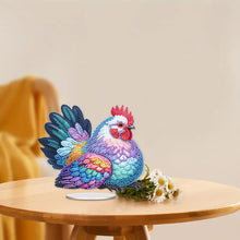 Load image into Gallery viewer, Acrylic Animal Table Top Diamond Painting Ornament Kits Desktop Diamond Art Kits