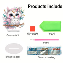 Load image into Gallery viewer, Acrylic Animal Table Top Diamond Painting Ornament Kits Desktop Diamond Art Kits