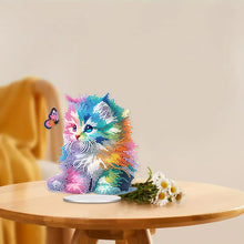 Load image into Gallery viewer, Acrylic Animal Table Top Diamond Painting Ornament Kits Desktop Diamond Art Kits