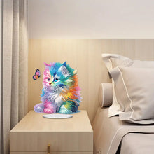 Load image into Gallery viewer, Acrylic Animal Table Top Diamond Painting Ornament Kits Desktop Diamond Art Kits