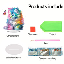 Load image into Gallery viewer, Acrylic Animal Table Top Diamond Painting Ornament Kits Desktop Diamond Art Kits