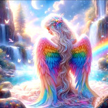 Load image into Gallery viewer, Diamond Painting - Full Round - Winged angel (30*30CM)