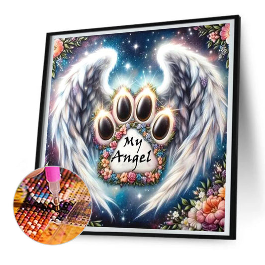 Diamond Painting - Full Round - Paw angel (30*30CM)