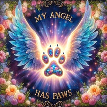 Load image into Gallery viewer, Diamond Painting - Full Round - Paw angel (30*30CM)