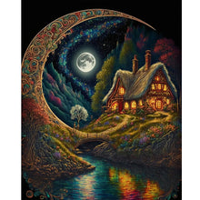 Load image into Gallery viewer, Diamond Painting - Full Round - Dreamlike moonlit night scenery (40*50CM)