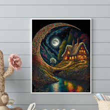 Load image into Gallery viewer, Diamond Painting - Full Round - Dreamlike moonlit night scenery (40*50CM)