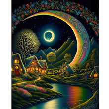 Load image into Gallery viewer, Diamond Painting - Full Round - Dreamlike moonlit night scenery (40*50CM)