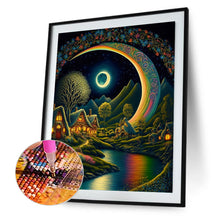 Load image into Gallery viewer, Diamond Painting - Full Round - Dreamlike moonlit night scenery (40*50CM)