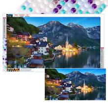 Load image into Gallery viewer, 2pcs Round Diamond Painting Set - Beautiful landscape (70*40CM)
